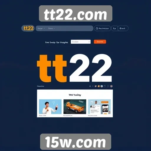 Análise da interface do usuário do tt22.com