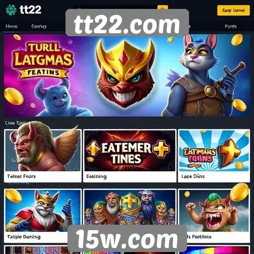 Principais jogos disponíveis no tt22.com